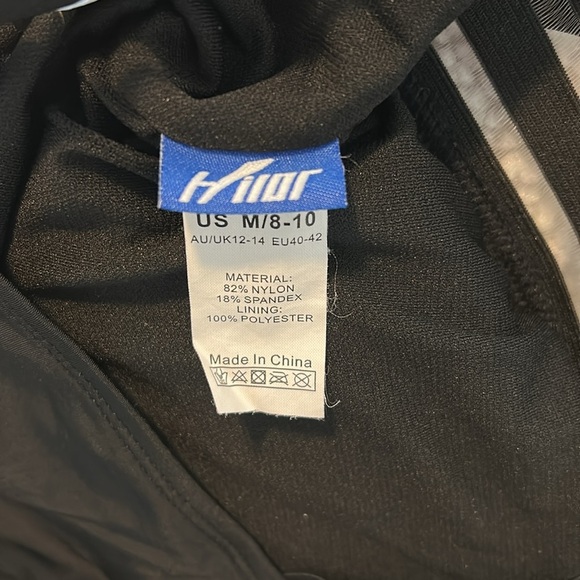 Hilor Women’s Black One-Piece Swimsuit, Medium - Picture 11 of 12